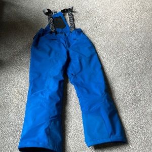 Mens Spyder Insulated Ski or Snowboard Bibs Large Blue